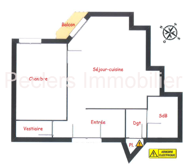 appartement 2 pièces en location sur RUEIL MALMAISON (92500) Location Appartement Rueil-Malmaison 92500 43.44 m²