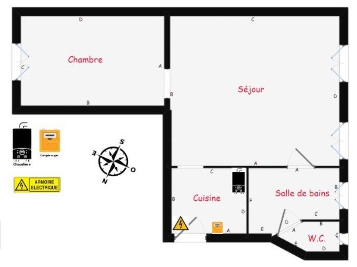 appartement 2 Pièces en vente sur RUEIL MALMAISON (92500) - Plus de details